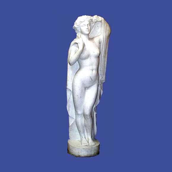 Lifesize marble figure. 

FOR MORE INFORMATION, PLEASE VISIT WWW.CONNOISSEURANTIQUES.COM