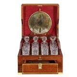Flame mahogany Doulton Liquor set