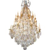 Palatial baccarat crystal chandelier