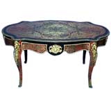 Fine French 19th century Napoleon III center table