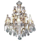 Exceptional French 19th century Bagues chandelier