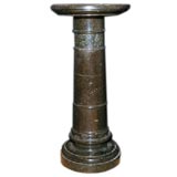 Neoclassical Style Green Marble Pedastal