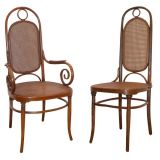 Antique Thonet JJ Kohn Set of 6 Dining Chairs