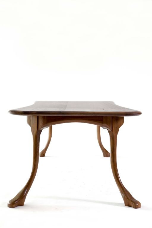 Contemporary Ab Ovo Walnut Dining Table by William Emmerson
