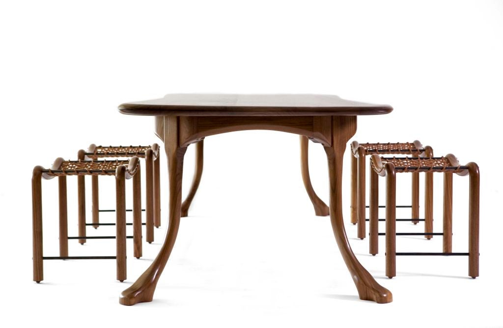 Ab Ovo Walnut Dining Table by William Emmerson 2
