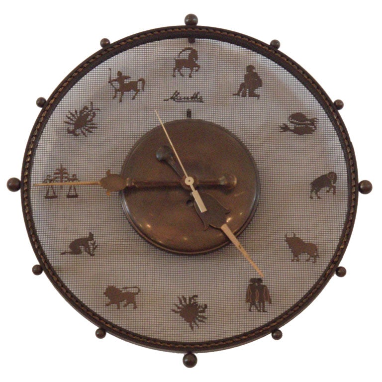 Mauthe Zodiac Wall Clock