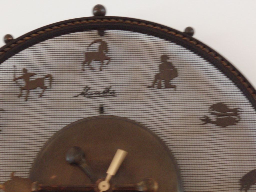 20th Century Mauthe Zodiac Wall Clock