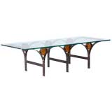 Steel
Glass Coffee Table Vintage Steel
Glass Coffee Table