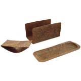 Vintage Hammered Copper Desk Set