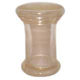 Seguso Murano Gold Aventurine Glass Jar