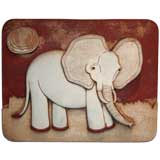 Elephant Wall Art Plaque