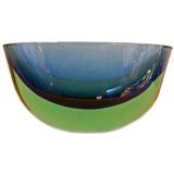 Italian Glass Bowl:  Seguso Vetri d
Arte by Flavio Poli