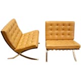 Pair of Barcelona Chairs - Manufacturer: Knoll International