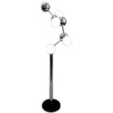 Atomic Chrome Floor Lamp