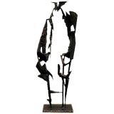 Large Abstract Steel Sculpture by Franco Garelli 1957