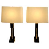 Pair of Machine Age Table Lamps 1930s