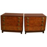 Pair of Dressers designed by Renzo Rutili for Johnson Furniture