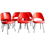 Set of Six Chairs Designed by Eero Saarinen for Knoll