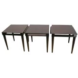 Three Small Tables designed by John Keal for Brown Saltman