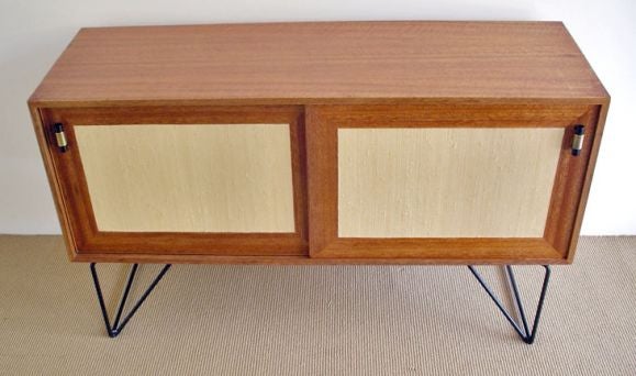 Mahogany California Modern Cabinet designed by Muriel Coleman