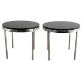 Used Pair of Tables designed by Nicos Zographos/ Granite Tops