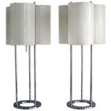 Large Pair of Mod Table Lamps by Habitat