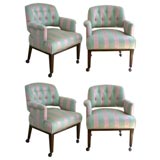 Set of Four Upholstered Chairs by Monte Verde Young