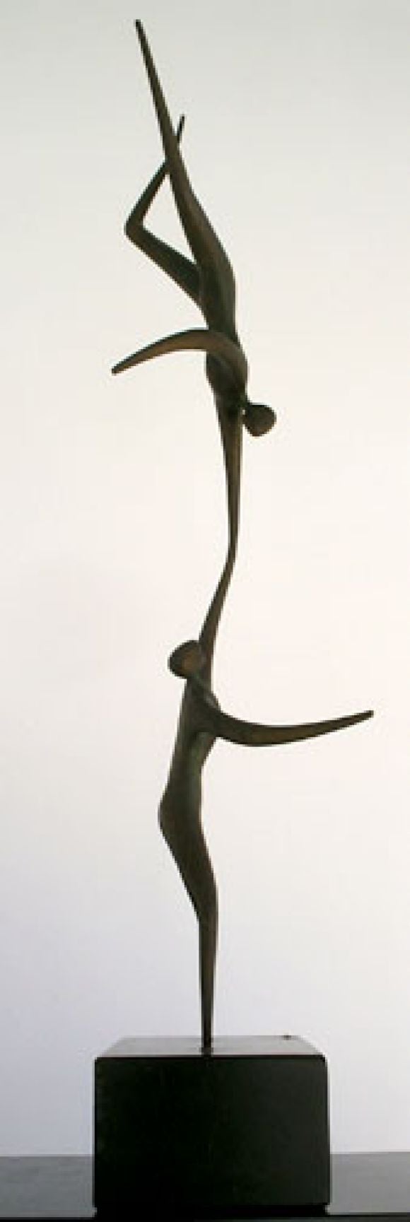 1960s Bronze Acrobat Sculpture by Jere. at 1stDibs