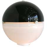 1970
s Mod Italian Globe Table Lamp