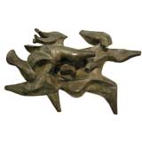 Bronze Wall Sculpture by Ted Egri