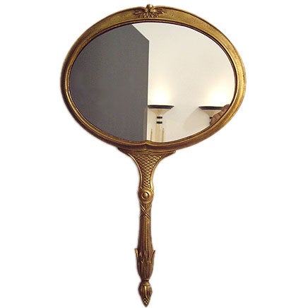 Hanging Palladio Wall Mirror That Looks Like A Hand Mirror