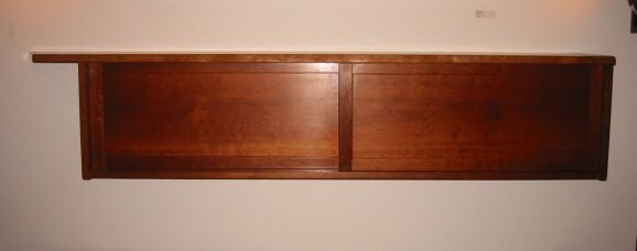 George Nakashima Free Edge Wall Hanging Cabinet