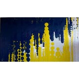 Original painting by artist Shell Cardon, "In a Yellow Submarine"