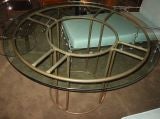 Walter Lamb Round Bronze Dining table