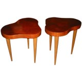 Pair of Gilbert Rohde "Cloud" Tables