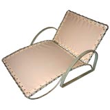 Walter Lamb Double Wide Bronze Chaise
