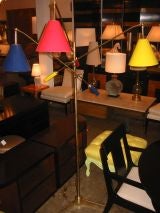 Arredoluce Triennale Lamp with Multicolored Cones