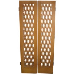 Spectacular 1940's French Lattice Work Doors