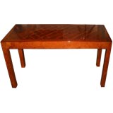 Italian Parquetry Console Table