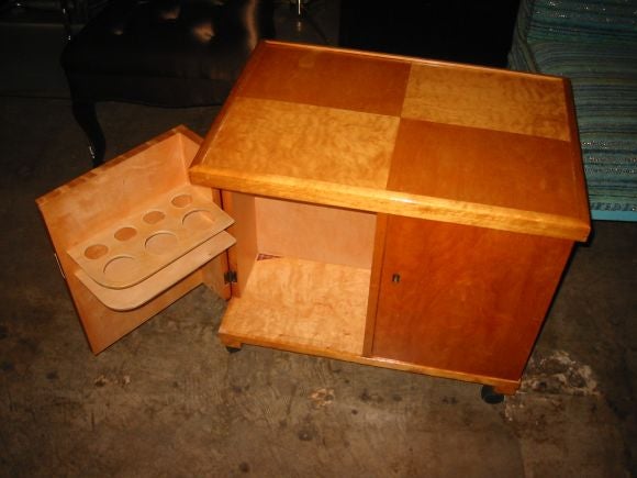 Swedish Muti-Tiered Petite Rolling Bar