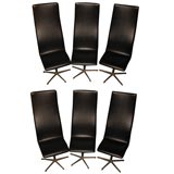 Set Of 8 Arne Jacobsen Oxford Chairs