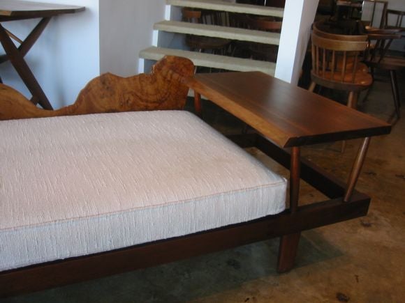 American Incredible George Nakashima Free Edge Daybed