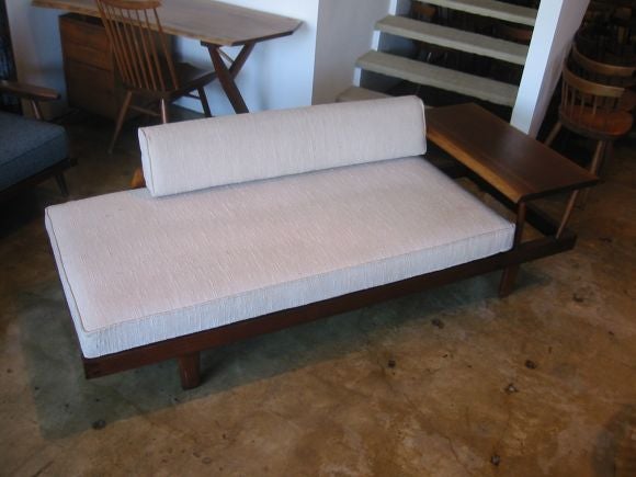 Mid-20th Century Incredible George Nakashima Free Edge Daybed