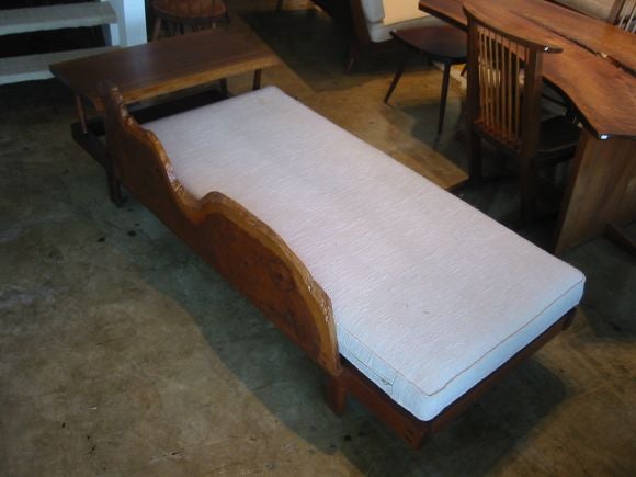 Incredible George Nakashima Free Edge Daybed 1