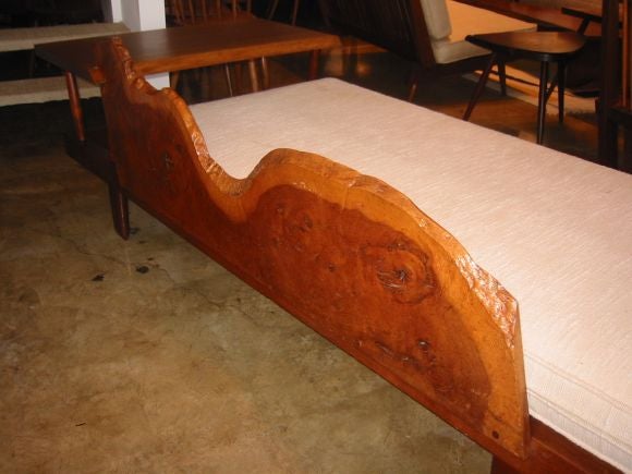 Incredible George Nakashima Free Edge Daybed 2