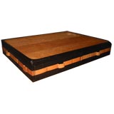 Custom John Dickinson Leather Platform Bed- Queen Size