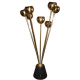 Italian Brass "Sputnik" Table Lamp