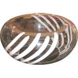 Large Alfredo Barbini Center Bowl