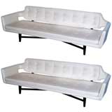 A Pair of the Absolute Best Edward Wormley for Dunbar Sofas