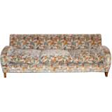 Art Deco Sofa in Clarence House "Gropius" Fabric